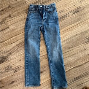 Frame the pencil crop jeans 24